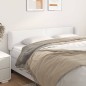vidaXL Kopfteil mit Ohren Weiß 183x23x78/88 cm Kunstleder