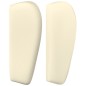 vidaXL Kopfteil mit Ohren Creme 103x23x78/88 cm Kunstleder