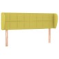 vidaXL Kopfteil mit Ohren Grün 147x23x78/88 cm Stoff vidaXL Kopfteil mit Ohren Grün 147x23x78/88 cm Stoff
