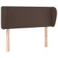 vidaXL Kopfteil mit Ohren Braun 83x23x78/88 cm Kunstleder vidaXL Kopfteil mit Ohren Braun 83x23x78/88 cm Kunstleder
