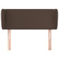 vidaXL Kopfteil mit Ohren Braun 83x23x78/88 cm Kunstleder vidaXL Kopfteil mit Ohren Braun 83x23x78/88 cm Kunstleder