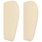 vidaXL Kopfteil mit Ohren Creme 93x23x78/88 cm Stoff vidaXL Kopfteil mit Ohren Creme 93x23x78/88 cm Stoff