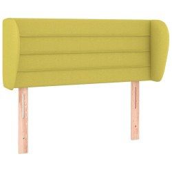 vidaXL Kopfteil mit Ohren Grün 93x23x78/88 cm Stoff