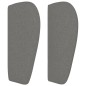 vidaXL Kopfteil mit Ohren Dunkelgrau 103x23x78/88 cm Stoff vidaXL Kopfteil mit Ohren Dunkelgrau 103x23x78/88 cm Stoff
