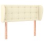 vidaXL Kopfteil mit Ohren Creme 103x23x78/88 cm Kunstleder vidaXL Kopfteil mit Ohren Creme 103x23x78/88 cm Kunstleder