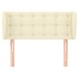vidaXL Kopfteil mit Ohren Creme 103x23x78/88 cm Kunstleder vidaXL Kopfteil mit Ohren Creme 103x23x78/88 cm Kunstleder