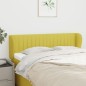 vidaXL Kopfteil mit Ohren Grün 147x23x78/88 cm Stoff