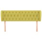 vidaXL Kopfteil mit Ohren Grün 163x23x78/88 cm Stoff vidaXL Kopfteil mit Ohren Grün 163x23x78/88 cm Stoff