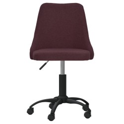Esszimmerstuhl Drehbar Lila Stoff