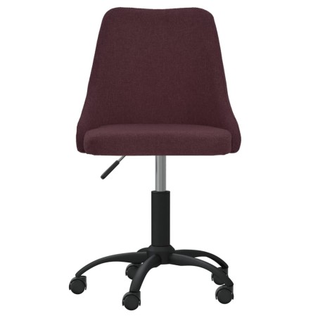 Esszimmerstuhl Drehbar Lila Stoff