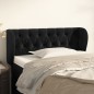 vidaXL Kopfteil mit Ohren Schwarz 93x23x78/88 cm Samt vidaXL Kopfteil mit Ohren Schwarz 93x23x78/88 cm Samt