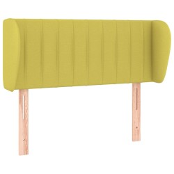 vidaXL Kopfteil mit Ohren Grün 83x23x78/88 cm Stoff