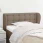 vidaXL Kopfteil mit Ohren Taupe 103x23x78/88 cm Stoff vidaXL Kopfteil mit Ohren Taupe 103x23x78/88 cm Stoff
