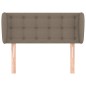 vidaXL Kopfteil mit Ohren Taupe 103x23x78/88 cm Stoff vidaXL Kopfteil mit Ohren Taupe 103x23x78/88 cm Stoff
