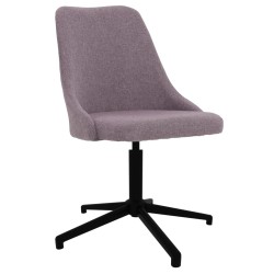 Esszimmerstühle 2 Stk. Drehbar Taupe Stoff