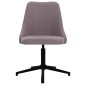 Esszimmerstühle 2 Stk. Drehbar Taupe Stoff Esszimmerstühle 2 Stk. Drehbar Taupe Stoff