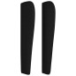 vidaXL Kopfteil mit Ohren Schwarz 93x23x118/128 cm Stoff vidaXL Kopfteil mit Ohren Schwarz 93x23x118/128 cm Stoff