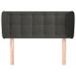 vidaXL Kopfteil mit Ohren Dunkelgrau 103x23x78/88 cm Samt vidaXL Kopfteil mit Ohren Dunkelgrau 103x23x78/88 cm Samt
