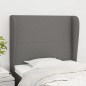 vidaXL Kopfteil mit Ohren Dunkelgrau 83x23x118/128 cm Stoff vidaXL Kopfteil mit Ohren Dunkelgrau 83x23x118/128 cm Stoff