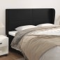 vidaXL Kopfteil mit Ohren Schwarz 183x23x118/128 cm Kunstleder vidaXL Kopfteil mit Ohren Schwarz 183x23x118/128 cm Kunstleder
