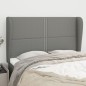 vidaXL Kopfteil mit Ohren Dunkelgrau 147x23x118/128 cm Stoff vidaXL Kopfteil mit Ohren Dunkelgrau 147x23x118/128 cm Stoff