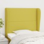 vidaXL Kopfteil mit Ohren Grün 103x23x118/128 cm Stoff vidaXL Kopfteil mit Ohren Grün 103x23x118/128 cm Stoff