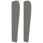 vidaXL Kopfteil mit Ohren Dunkelgrau 203x23x118/128 cm Stoff vidaXL Kopfteil mit Ohren Dunkelgrau 203x23x118/128 cm Stoff