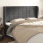 vidaXL Kopfteil mit Ohren Dunkelgrau 183x23x118/128 cm Samt vidaXL Kopfteil mit Ohren Dunkelgrau 183x23x118/128 cm Samt