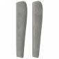vidaXL Kopfteil mit Ohren Hellgrau 103x23x118/128 cm Samt vidaXL Kopfteil mit Ohren Hellgrau 103x23x118/128 cm Samt