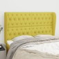 vidaXL Kopfteil mit Ohren Grün 147x23x118/128 cm Stoff vidaXL Kopfteil mit Ohren Grün 147x23x118/128 cm Stoff