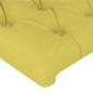 vidaXL Kopfteil mit Ohren Grün 147x23x118/128 cm Stoff vidaXL Kopfteil mit Ohren Grün 147x23x118/128 cm Stoff