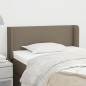 vidaXL Kopfteil mit Ohren Taupe 83x16x78/88 cm Stoff vidaXL Kopfteil mit Ohren Taupe 83x16x78/88 cm Stoff