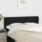 vidaXL Kopfteil mit Ohren Schwarz 147x16x78/88 cm Stoff vidaXL Kopfteil mit Ohren Schwarz 147x16x78/88 cm Stoff