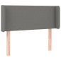 vidaXL Kopfteil mit Ohren Dunkelgrau 83x16x78/88 cm Stoff vidaXL Kopfteil mit Ohren Dunkelgrau 83x16x78/88 cm Stoff