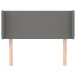 vidaXL Kopfteil mit Ohren Dunkelgrau 83x16x78/88 cm Stoff vidaXL Kopfteil mit Ohren Dunkelgrau 83x16x78/88 cm Stoff