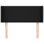 vidaXL Kopfteil mit Ohren Schwarz 103x16x78/88 cm Stoff vidaXL Kopfteil mit Ohren Schwarz 103x16x78/88 cm Stoff
