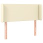 vidaXL Kopfteil mit Ohren Creme 83x16x78/88 cm Kunstleder