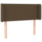 vidaXL Kopfteil mit Ohren Dunkelbraun 93x16x78/88 cm Stoff vidaXL Kopfteil mit Ohren Dunkelbraun 93x16x78/88 cm Stoff