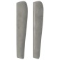 vidaXL Kopfteil mit Ohren Hellgrau 93x23x118/128 cm Samt vidaXL Kopfteil mit Ohren Hellgrau 93x23x118/128 cm Samt