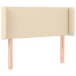 vidaXL Kopfteil mit Ohren Creme 93x16x78/88 cm Stoff vidaXL Kopfteil mit Ohren Creme 93x16x78/88 cm Stoff