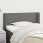 vidaXL Kopfteil mit Ohren Dunkelgrau 93x16x78/88 cm Stoff vidaXL Kopfteil mit Ohren Dunkelgrau 93x16x78/88 cm Stoff
