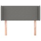 vidaXL Kopfteil mit Ohren Dunkelgrau 93x16x78/88 cm Stoff vidaXL Kopfteil mit Ohren Dunkelgrau 93x16x78/88 cm Stoff