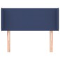 vidaXL Kopfteil mit Ohren Blau 83x16x78/88 cm Stoff vidaXL Kopfteil mit Ohren Blau 83x16x78/88 cm Stoff
