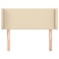 vidaXL Kopfteil mit Ohren Creme 93x16x78/88 cm Stoff vidaXL Kopfteil mit Ohren Creme 93x16x78/88 cm Stoff