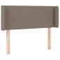 vidaXL Kopfteil mit Ohren Taupe 93x16x78/88 cm Stoff vidaXL Kopfteil mit Ohren Taupe 93x16x78/88 cm Stoff