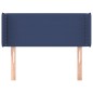 vidaXL Kopfteil mit Ohren Blau 103x16x78/88 cm Stoff vidaXL Kopfteil mit Ohren Blau 103x16x78/88 cm Stoff