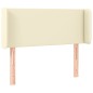 vidaXL Kopfteil mit Ohren Creme 103x16x78/88 cm Kunstleder vidaXL Kopfteil mit Ohren Creme 103x16x78/88 cm Kunstleder