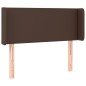 vidaXL Kopfteil mit Ohren Braun 103x16x78/88 cm Kunstleder vidaXL Kopfteil mit Ohren Braun 103x16x78/88 cm Kunstleder