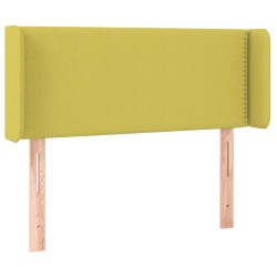 vidaXL Kopfteil mit Ohren Grün 83x16x78/88 cm Stoff