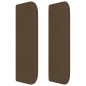 vidaXL Kopfteil mit Ohren Dunkelbraun 147x16x78/88 cm Stoff vidaXL Kopfteil mit Ohren Dunkelbraun 147x16x78/88 cm Stoff